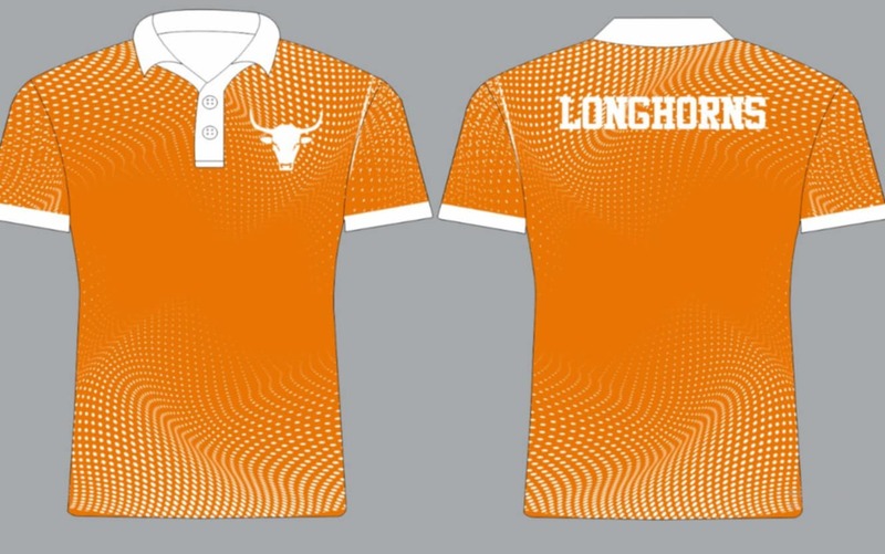 Longhorns Polo 3D Orange Longhorns Polo 3D Orange