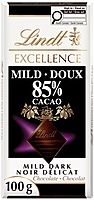 Lindt Excellence Mild 85% Dark Chocolate Bar 15 x 100 g