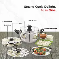 Multi Purpose Puttu Maker with Triply Base