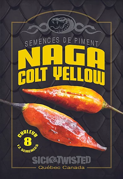 Semences de piment Naga Colt Yellow