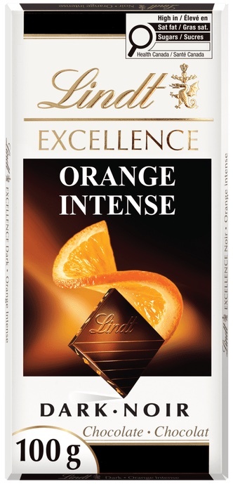 Lindt Excellence Orange Intense Dark Chocolate Bar 15 x 100 g