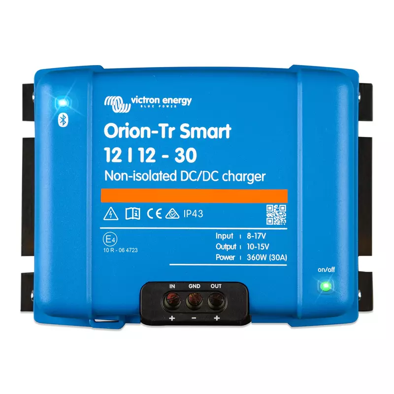 Chargeur DC-DC Orion-Tr Smart 12/12-30A (360W) Non-Isolé de Victron Energy | ORI121236140