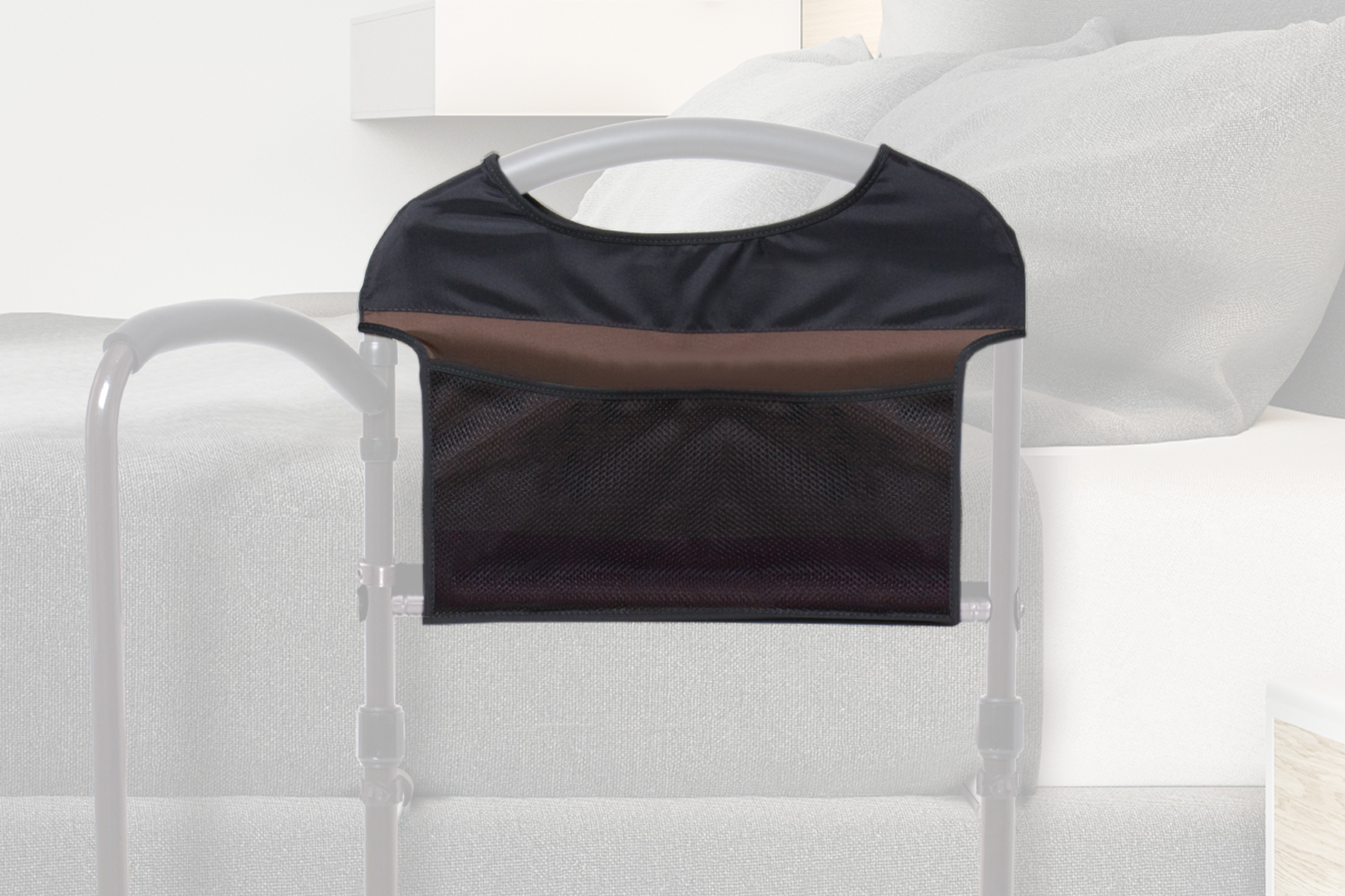 STA5850 - Mobility Bed Rail + Organizer Pouch