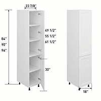Garde-manger — Prêt à assembler — Mélamine