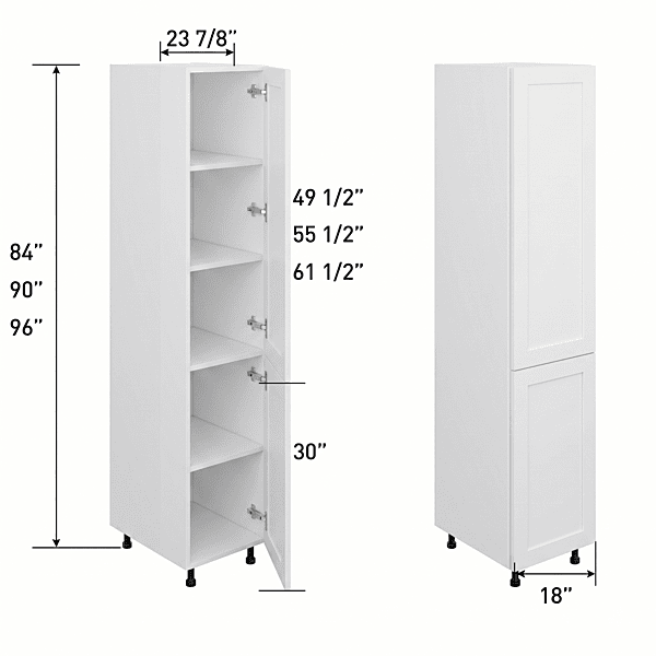 Garde-manger — Prêt à assembler — Mélamine