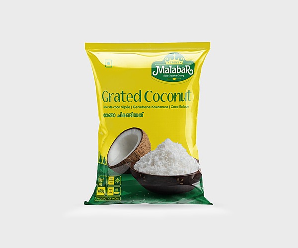 GRATED COCONUT 400GM Crown Malabar