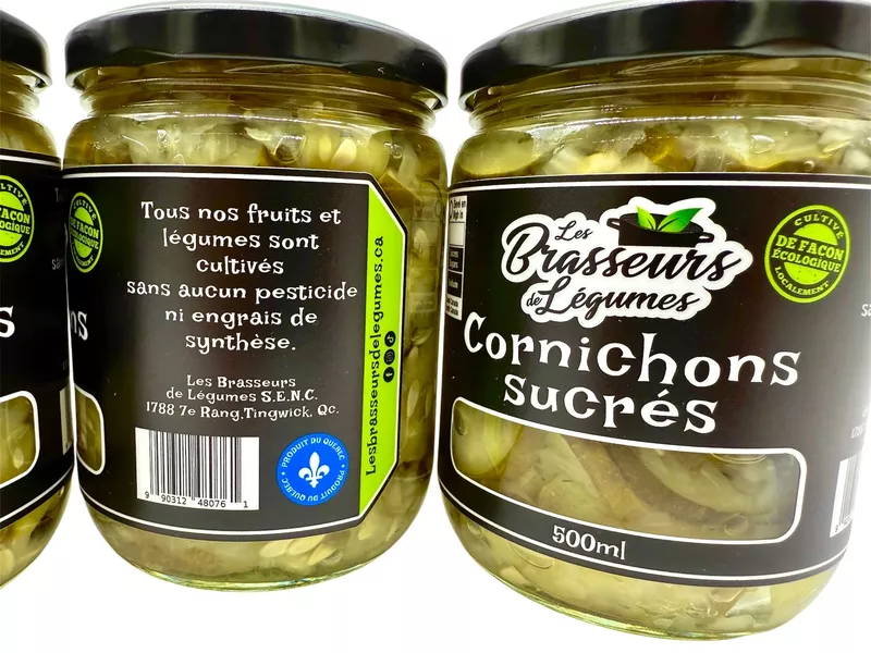 Cornichons sucrés 500ML