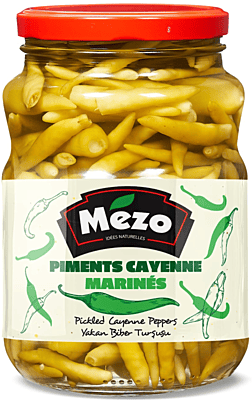 Mezo Pickled Cayenne Peppers 6 x 1450 g Mezo Pickled Cayenne Peppers 6 x 1450 g