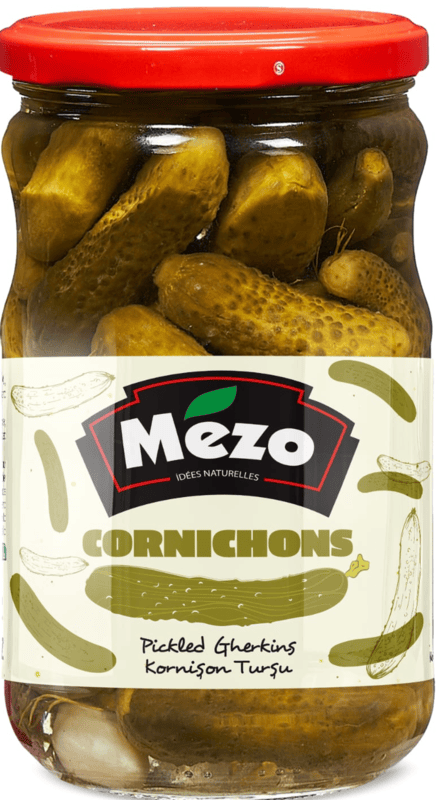 Mezo Pickled Gherkins No:00 12 x 650 g