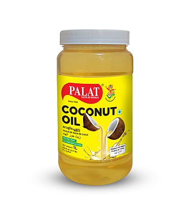 Coconut Oil bottle(round) 1ltr