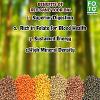 Red Sand Toor Dal 1 Kg