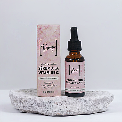 ROUGE VITAMIN-C SERUM, Brighten, Hydrate, & Protect with Our Advanced Vitamin C Formula, Proudly Canadian
