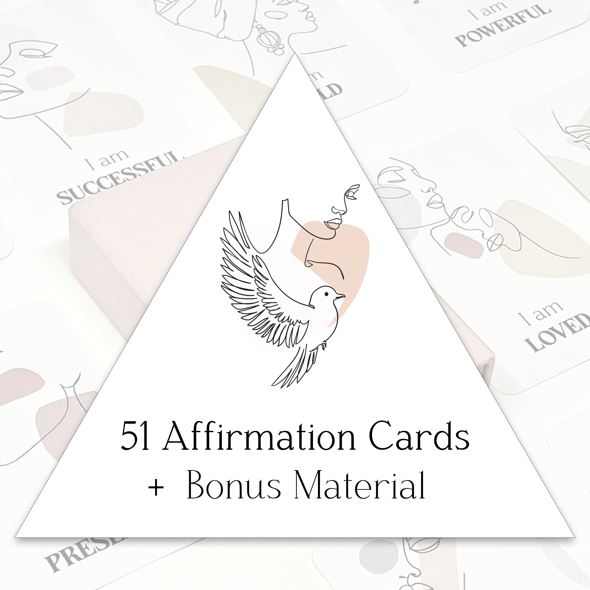 I AM A WOMAN Affirmation Cards, 51 Daily Affirmations for Women, Positive Motivational Mindfulness Cards, Gift for Women I AM A WOMAN Affirmation Cards, 51 Daily Affirmations for Women, Positive Motivational Mindfulness Cards, Gift for Women