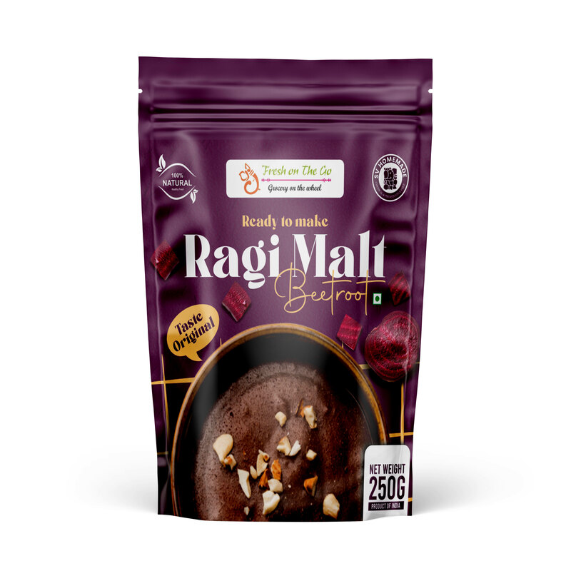 Ragi BeetRoot Malt Mix 250 gm Ragi BeetRoot Malt Mix 250 gm