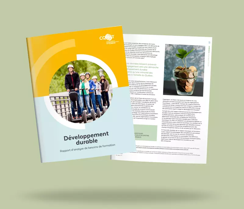 Rapport développement durable
