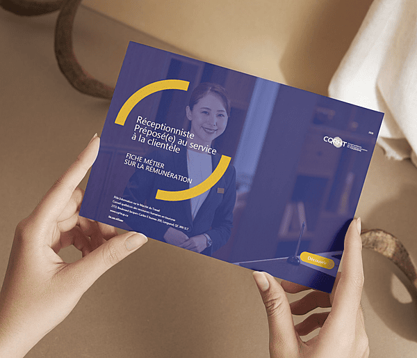 Fiche de rémunération du CQRHT : Réceptionniste / Préposé(e) au service à la clientèle