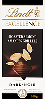 Lindt Excellence Roasted Almond Dark Chocolate Bar 15 x 100 g