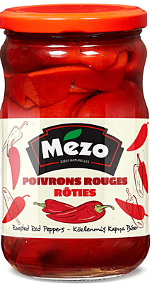 Mezo Roasted Red Peppers 12 x 640 g Mezo Roasted Red Peppers 12 x 640 g