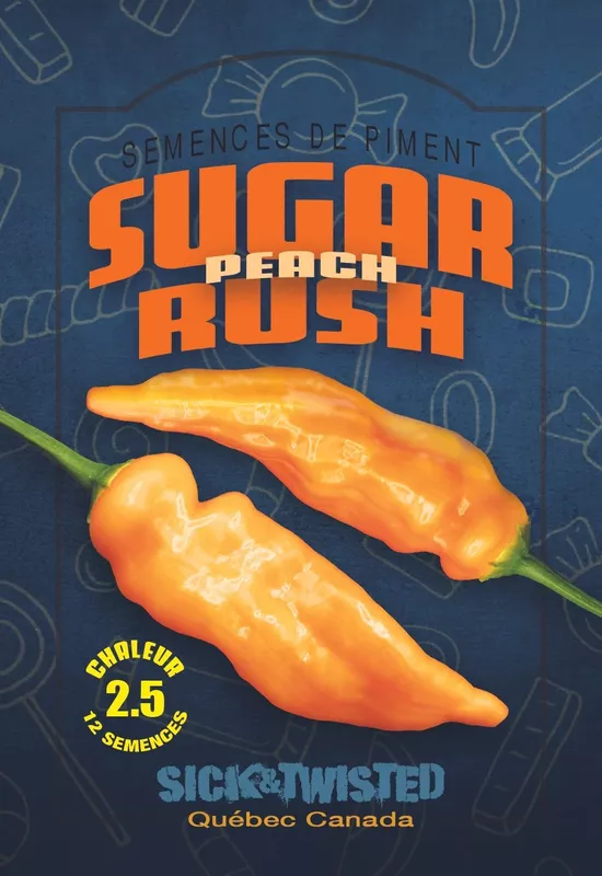 Semences de piments Sugar Rush Peach