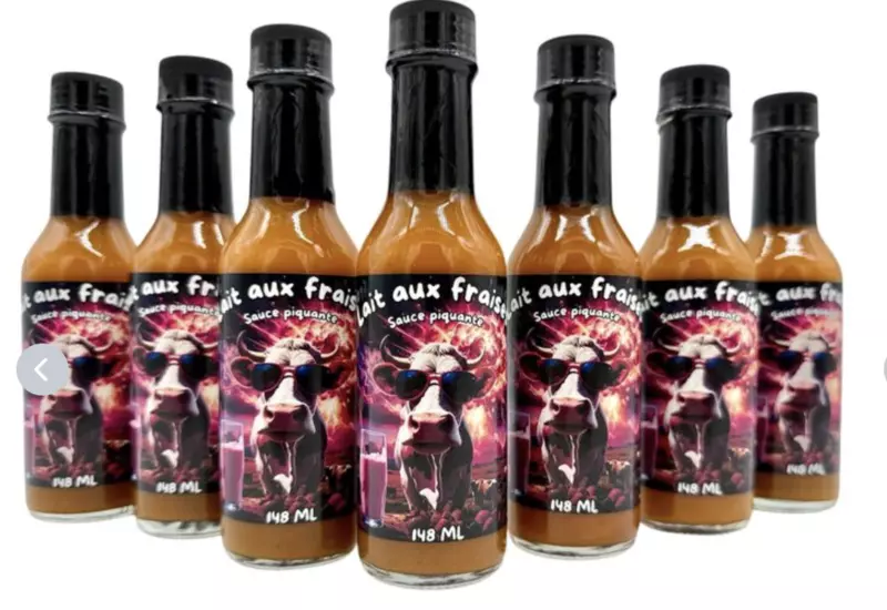 Sauce Piquante LAIT AUX FRAISES