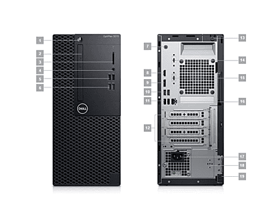 Dell Optiplex 3070 SFF corei5-9500U 8GB 256GB Win11Pro