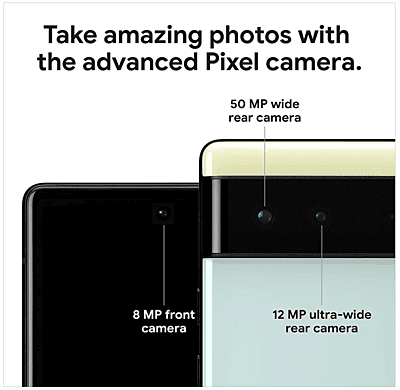 Google Pixel 6 128GB Renewed (90-Days Warranty)