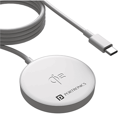 Portronics Quikk wireless charger15W output