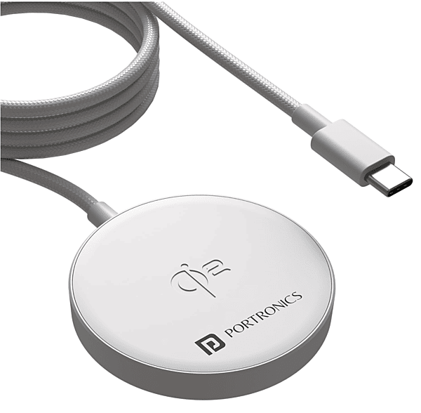 Portronics Quikk wireless charger15W output