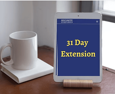 31-day Seat Extension (Security Guard Course)