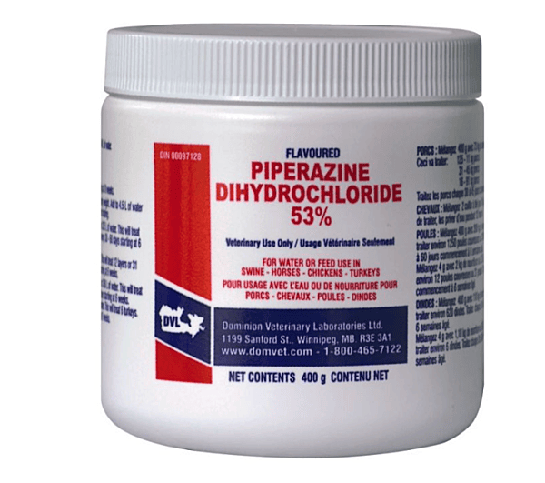 Piperazine Dihydrochloride 53% Wormer