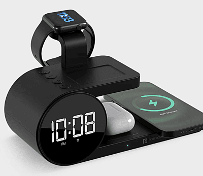 Portronics Freedom 6 5-in-1 Wireless charger (90-Days Warranty)