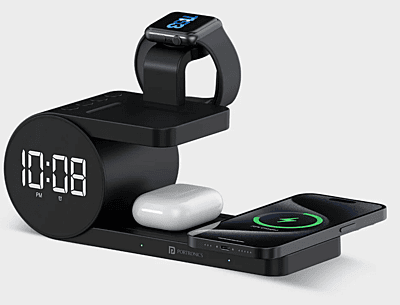 Portronics Freedom 6 5-in-1 Wireless charger (90-Days Warranty)