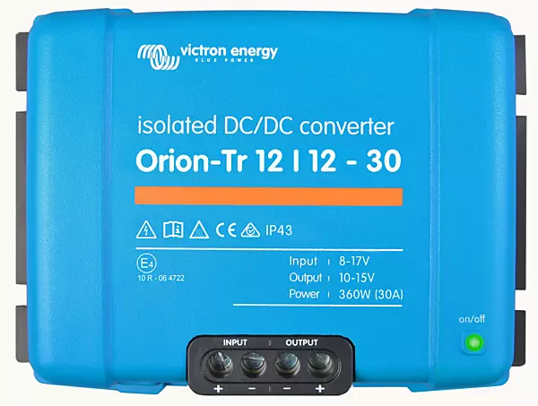 Orion-Tr 12/12-30A 360W DC-DC w/GI