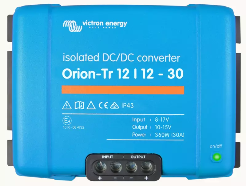 Orion-Tr 12/12-30A 360W DC-DC w/GI