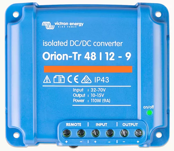 Orion-Tr 48/12-9A (120W) Isolated DC-DC Converter