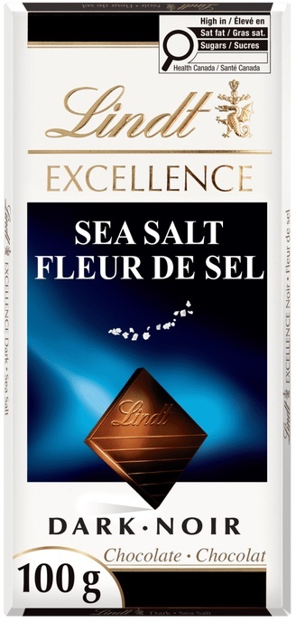 Lindt Excellence Sea Salt Dark Chocolate Bar 15 x 100 g