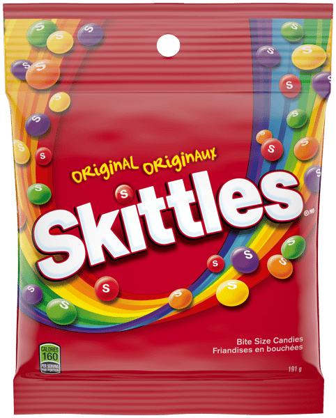 Skittles Original Candy Standup Pouch 12 x 170 g