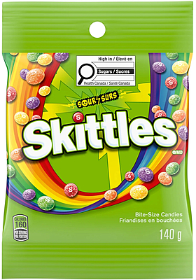 Skittles Sour Standup Pouch 12 x 140 g Skittles Sour Standup Pouch 12 x 140 g