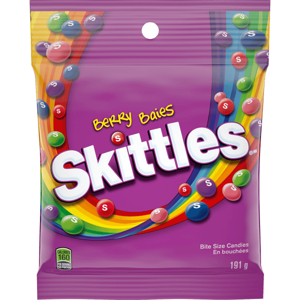 Skittles Wild Berry Candy Standup Pouch 12 x 170 g