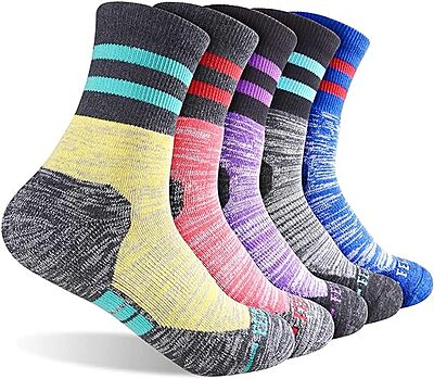 Women Hiking Socks – 5 Pairs