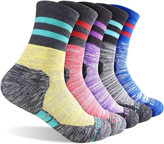 Women Hiking Socks – 5 Pairs