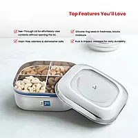 Square Dry Fruit Tin (1350ML SDT1) Square Dry Fruit Tin (1350ML SDT1)