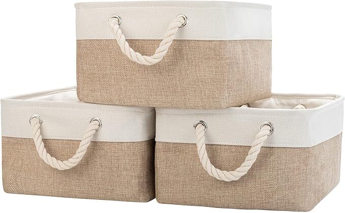 Storage Basket Bins 3 Packs