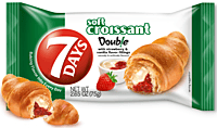 7 Days Soft Croissant Strawberry and Vanilla 6 x 75 g