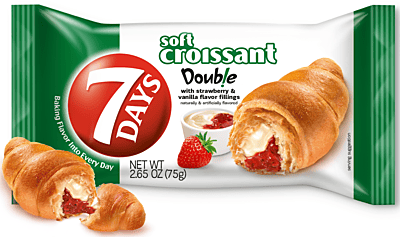 7 Days Soft Croissant Strawberry and Vanilla 6 x 75 g 7 Days Soft Croissant Strawberry and Vanilla 6 x 75 g