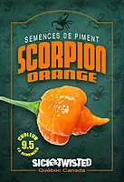 Semences de piments Scorpion Orange