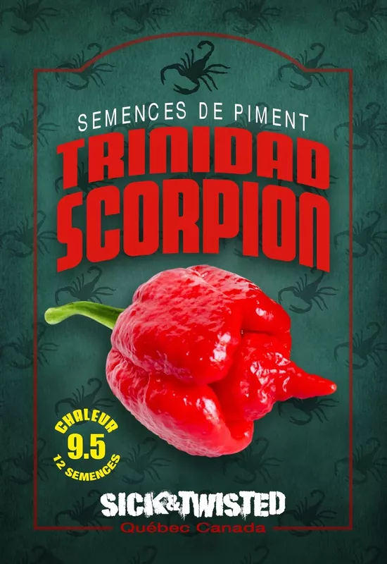 Semences de piments Trinidad Scorpion (rouge)