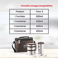 Trixo Leakproof Lunchbox (With Tumbler) TX-1 Trixo Leakproof Lunchbox (With Tumbler) TX-1