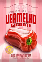 Semences de Poivrons Vermelho Gigante