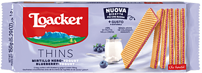 Loacker Wafer Blueberry Yogurt 18 x 150 g Loacker Wafer Blueberry Yogurt 18 x 150 g